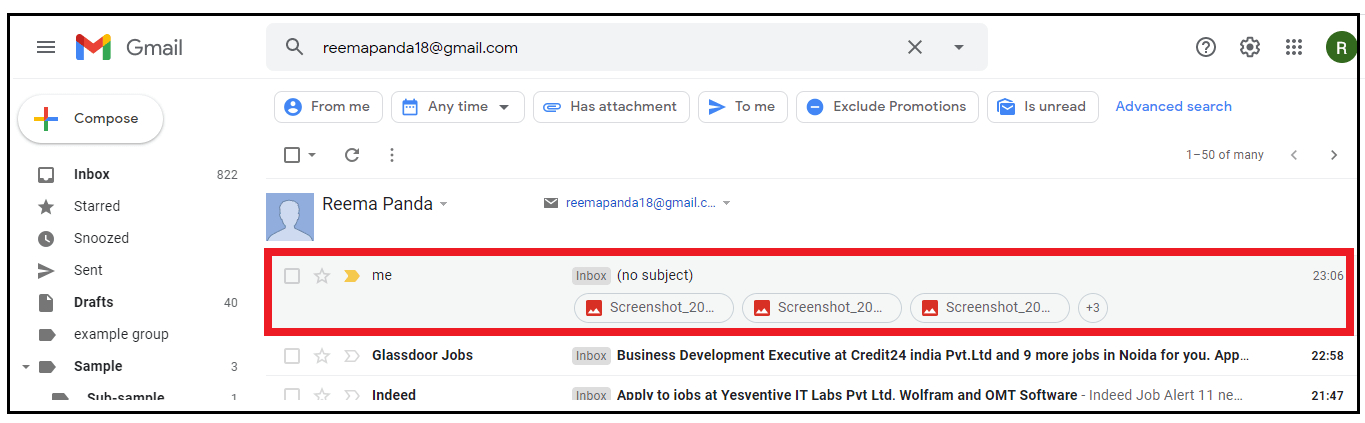 pin emails in gmail
