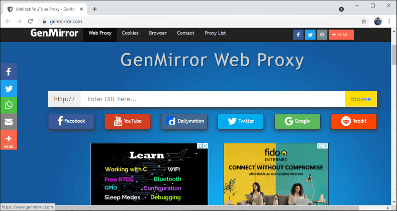 a proxy websites